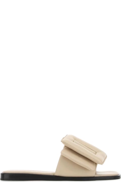 Homeware BOYY Sand Leather Puffy Slippers