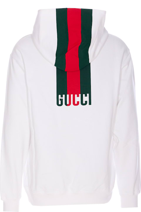 Sale for Men Gucci Web Detail Hoodie