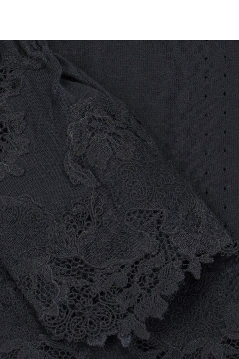ウィメンズ Ermanno Scervinoのニットウェア Ermanno Scervino Lace Detail Sweater
