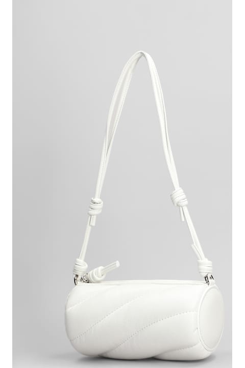Fiorucci Bags for Women Fiorucci Mini Mella Shoulder Bag In White Leather