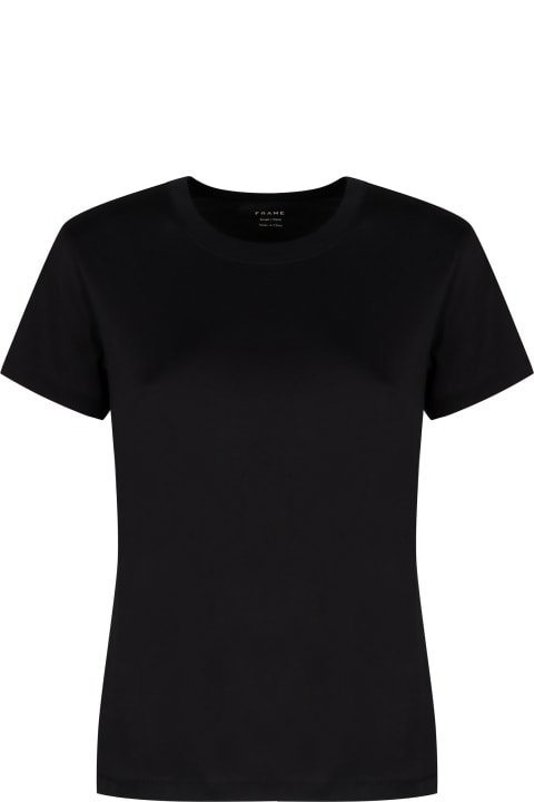 Clothing Sale for Women Frame Cotton Crew-neck T-shirt