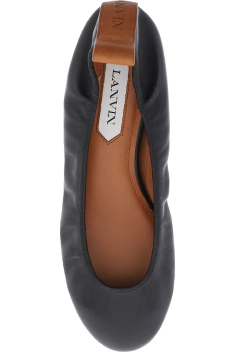 Flat Shoes for Women Lanvin The Leather Ballerina Flat