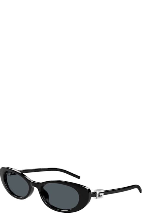 Gucci Eyewear Eyewear for Women Gucci Eyewear Gucci Gg1680s Linea Gg Logo 002 Black Grey Sunglasses