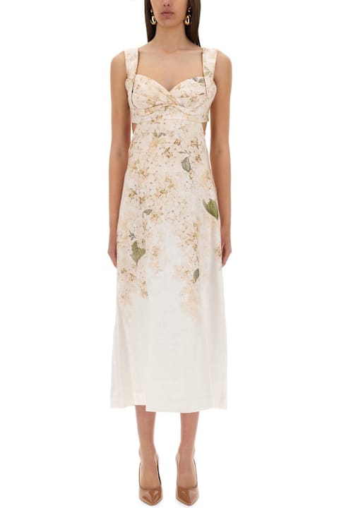Zimmermann for Women Zimmermann "balance" Midi Dress