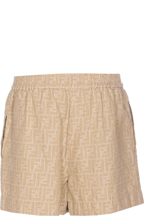 Fendi Clothing for Women Fendi Ff Logo Shorts