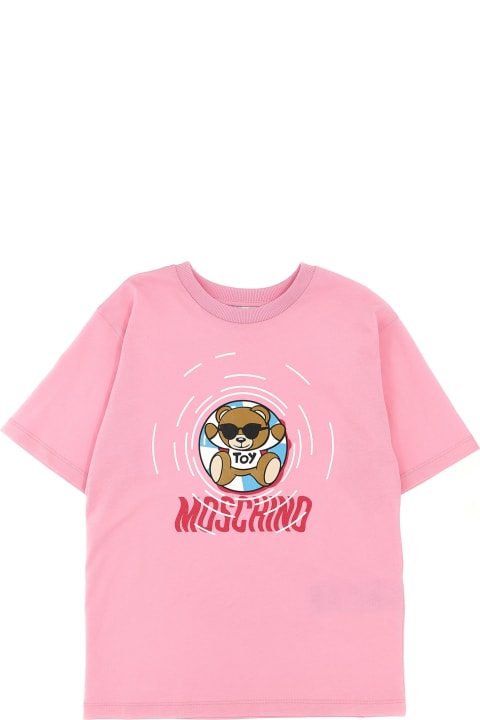 Moschino T-Shirts & Polo Shirts for Girls Moschino Logo Print T-shirt