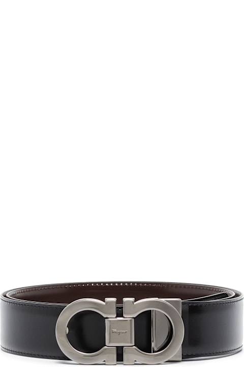 Homeware Ferragamo Gancini Leather Belt