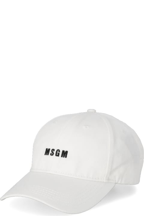 メンズ MSGMの帽子 MSGM Baseball Cap With Logo