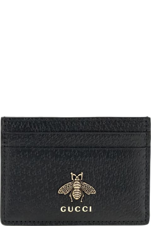 Gucci for Men Gucci Animalier Leather Card Holder
