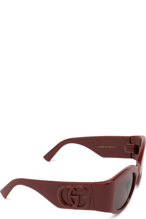 ウィメンズ新着アイテム Gucci Eyewear Gg1544s Burgundy Sunglasses