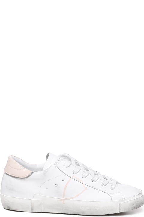 Shoes for Women Philippe Model Prsx Casual Leather Sneaker