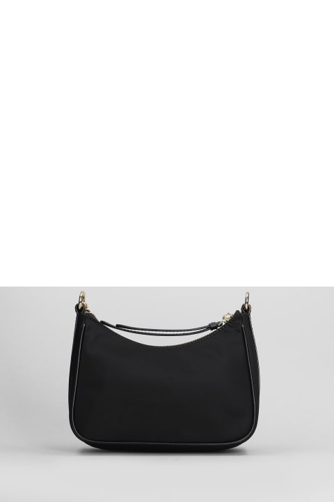 MAISON MICHEL 1170007001NATURAL 関税送料込 Michael Kors Jet Set Charm Shoulder Bag In Black Fabric