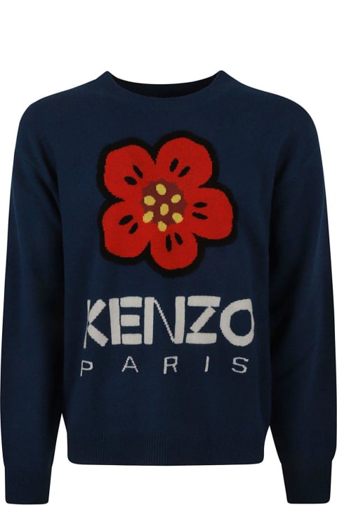 Homeware Kenzo Boke Flower Intarsia-knit Crewneck Jumper