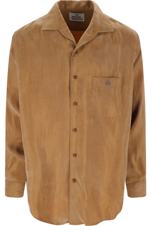 Vivienne Westwood for Kids Vivienne Westwood Suede Effect Shirt