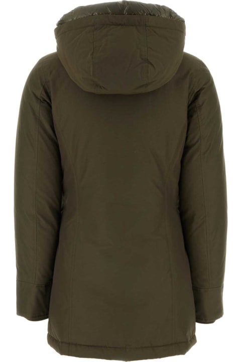 Homeware Woolrich Army Green Cotton Down Jacket