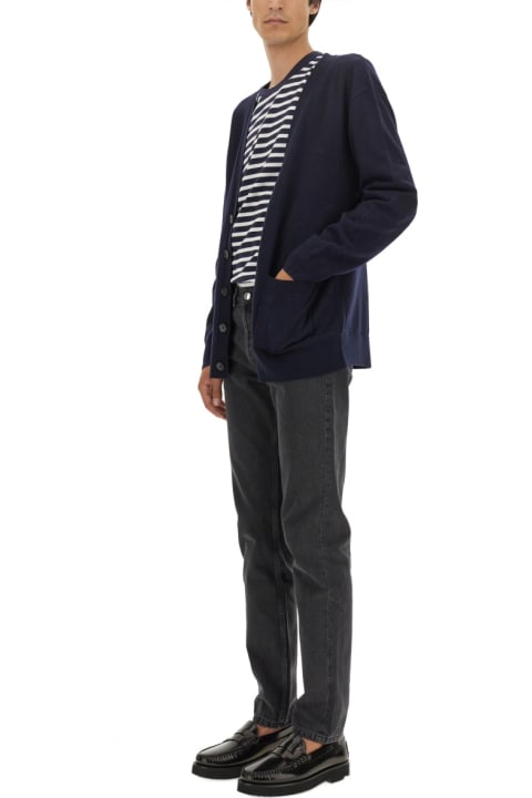 A.P.C. Sweaters for Men A.P.C. Cardigan With Logo