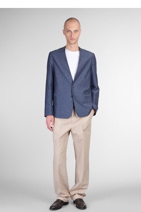 Mauro Grifoni Clothing for Men Mauro Grifoni Pants In Beige Cotton