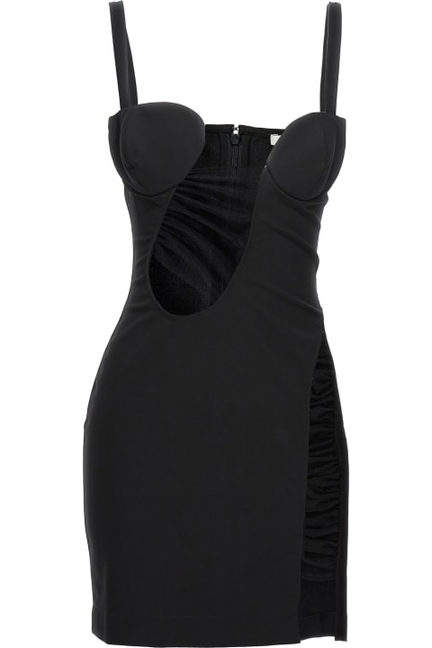 'mini Asymmetrical Panel' Dress