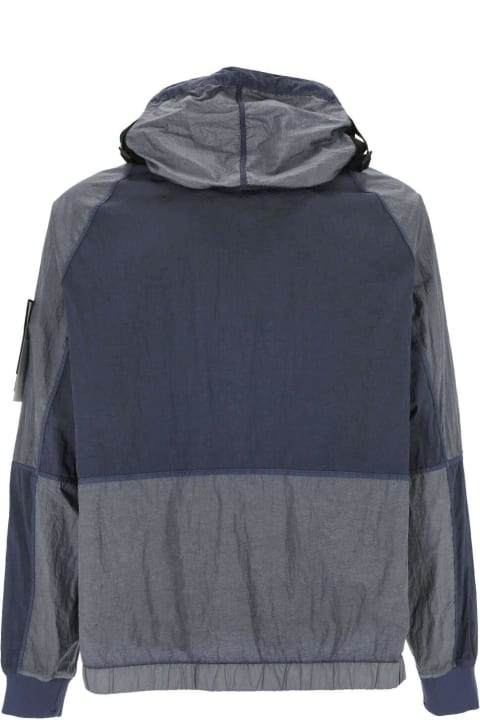 Stone Island Sale for Men Stone Island Zip-up Hooded Jacket