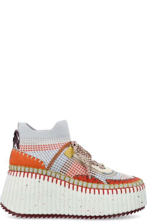 Chloé Wedges for Women Chloé Nama Double Sole Sneakers