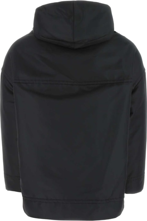 Sale for Men Valentino Garavani Black Nylon Sweatshirt