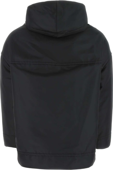 Fleeces & Tracksuits Sale for Men Valentino Garavani Black Nylon Sweatshirt