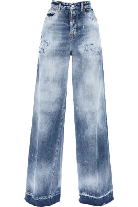Fashion for Women Dsquared2 Traveller Jeans In Light Everglades Wash