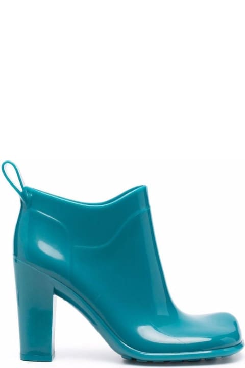 Bottega Veneta Shoes for Women Bottega Veneta Shine Square Toe Ankle Boots