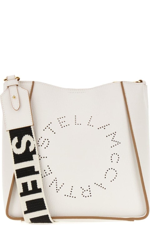 Shoulder Bags for Women Stella McCartney Logo Perforated Crossbody Bag