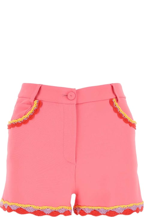 Moschino Pants & Shorts for Women Moschino Pink Stretch Crepe Shorts