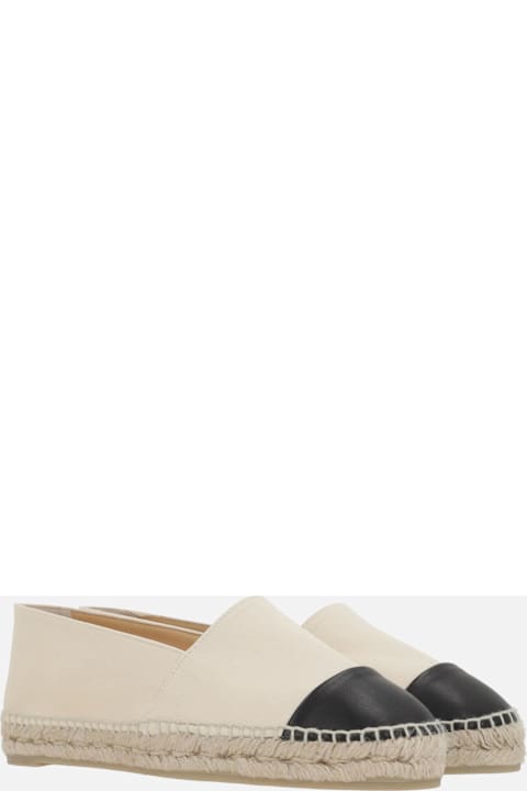 Homeware Castañer Katty Espadrilles In Canvas And Smooth Leather