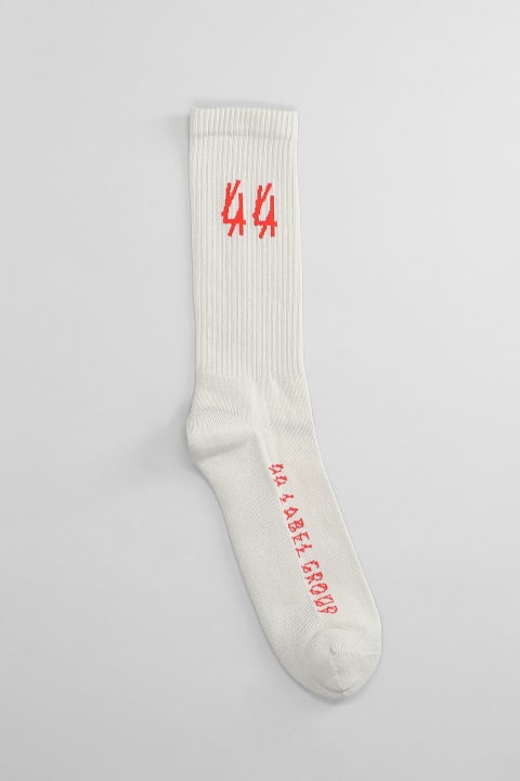 Underwear for Men 44 Label Group Socks In Grey Cotton