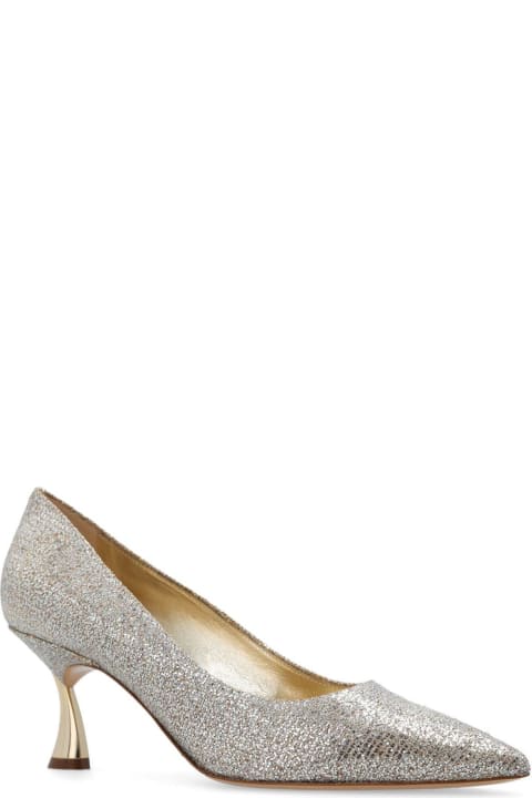 ウィメンズ新着アイテム Casadei Glistening Pointed-toe Pumps