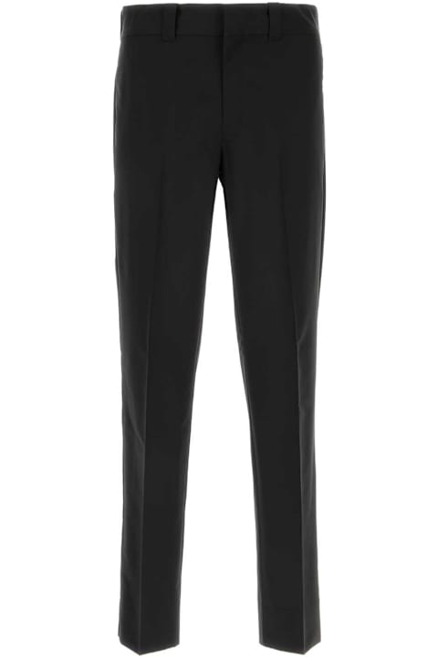 Prada for Men Prada Black Wool Blend Pant