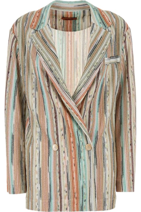 Missoni Clothing for Women Missoni Multicolor Viscose Blend Blazer