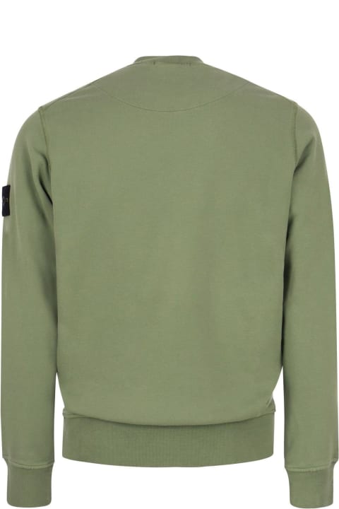 Logo Patch Crewneck Sweatshirt