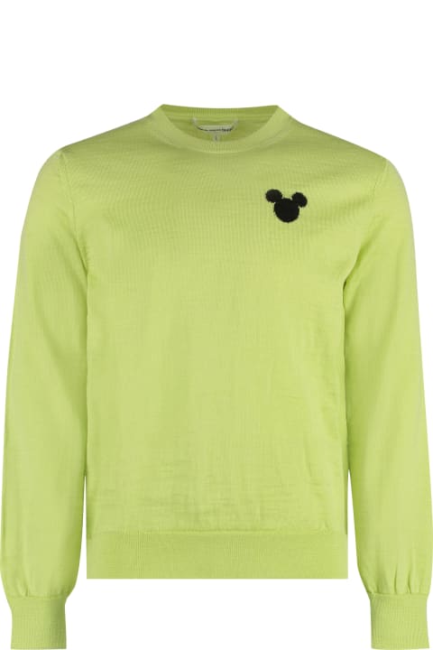 Sweaters for Men Comme des Garçons Shirt Comme Des Garçons Shirt X Disney - Long Sleeve Crew-neck Sweater