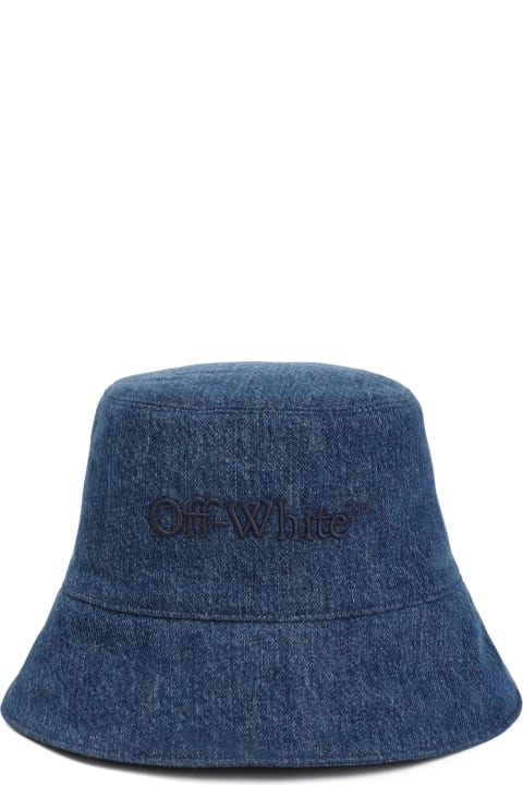 Fashion for Women Off-White Denim Bookish Bucket Hat