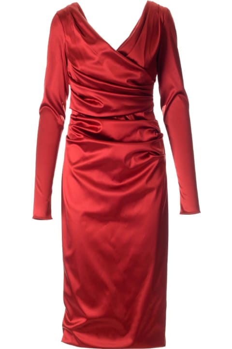 Dolce & Gabbana Dresses for Women Dolce & Gabbana Satin Midi Dress