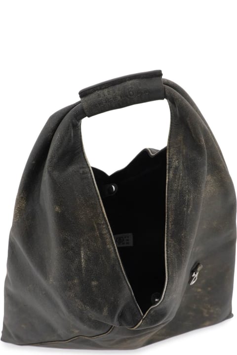 MAISON MARGIELA 正規品/送料/関税込み micro stitch tote bag MM6 Maison Margiela Numeric Nylon And Leather Mini Tote Bag