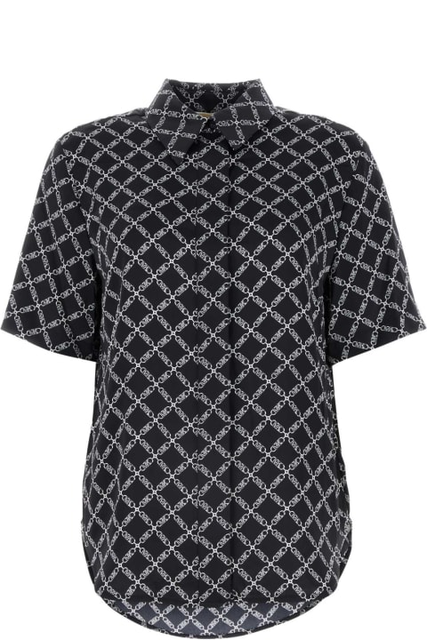 ウィメンズ新着アイテム Michael Kors Printed Satin Shirt