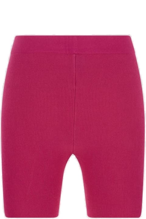 Jacquemus Pants & Shorts for Women Jacquemus Charm Logo Knit Shorts