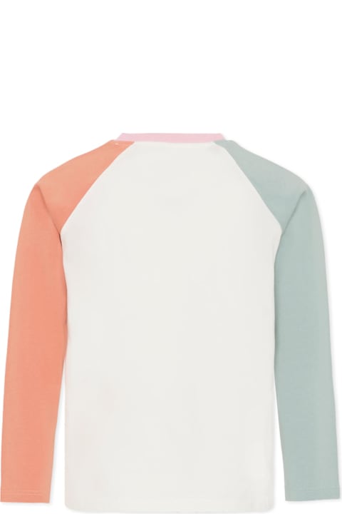 Homeware Stella McCartney Kids Color-block T-shirt With Logo For Girl