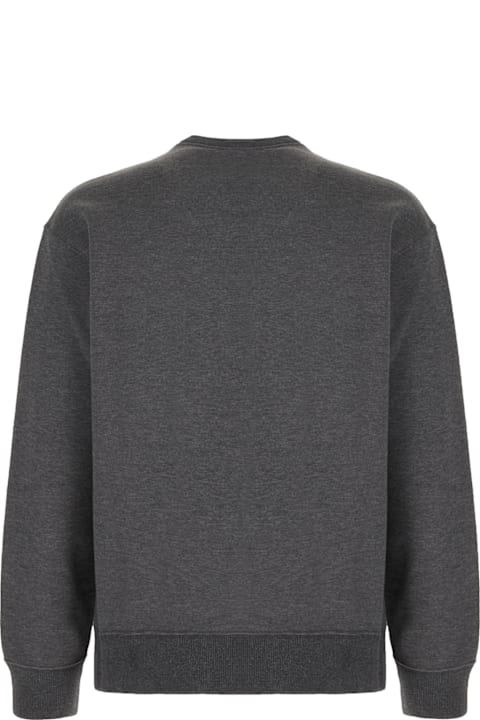 Clothing for Men Fendi Dark Grey Cotton Blend Sweatshirt