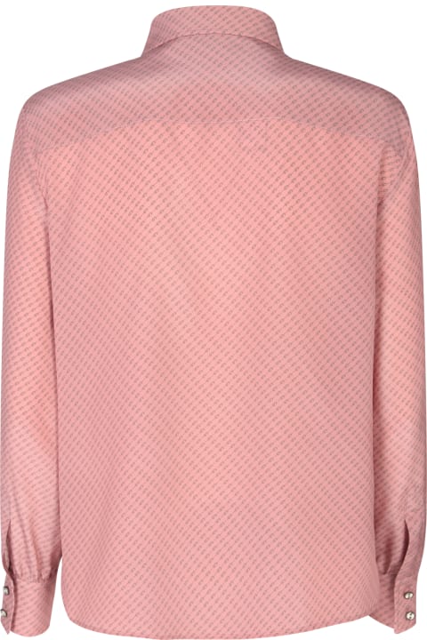 ウィメンズ Gucciのトップス Gucci Silk G Pink Shirt