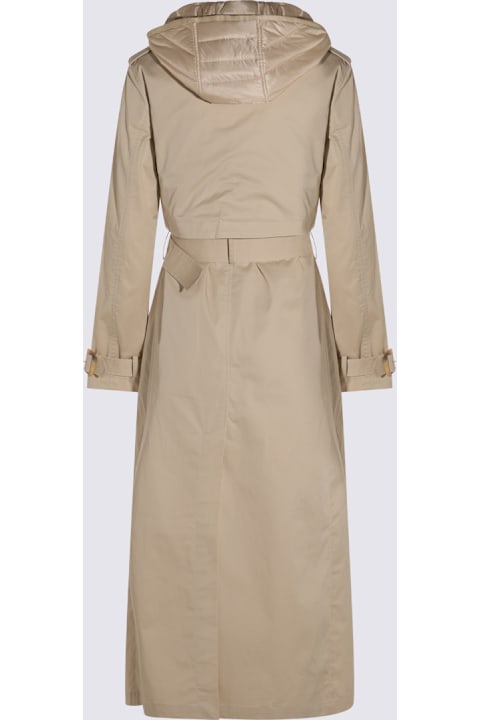 Add Clothing for Women Add Beige Cotton Trench Coat