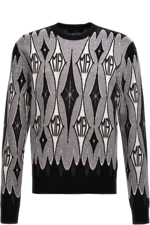 Sweaters for Men AMIRI 'argyle Jacquard' Sweater
