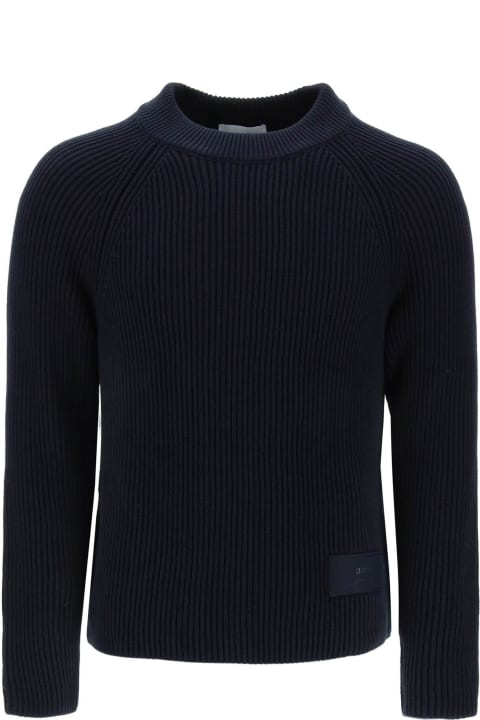 Ami Alexandre Mattiussi Sweaters for Men Ami Alexandre Mattiussi Cotton-wool Crewneck Sweater