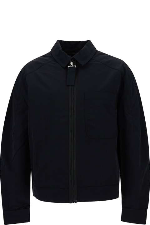 Jacquemus Coats & Jackets for Men Jacquemus Zip-up Jacket With Tonal Logo Embroidery