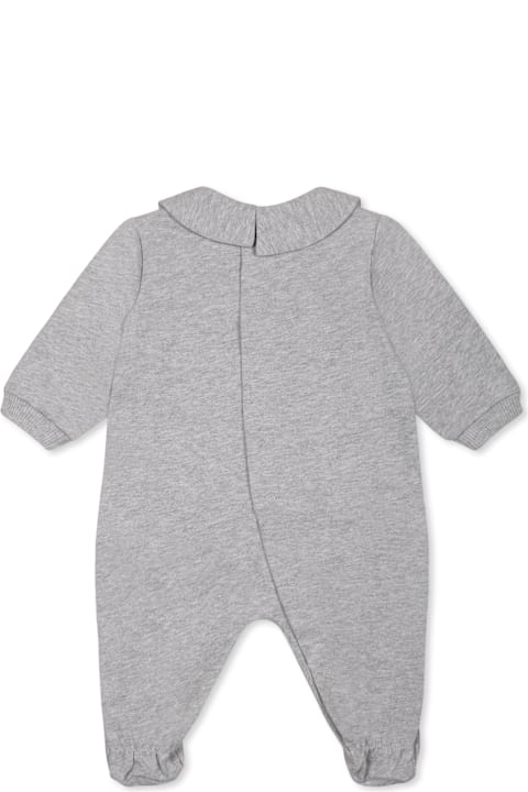 Homeware Moschino Grey Babygrow For Babykids With Teddy Bear